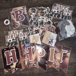 Anime Birthday Party Decoration Set